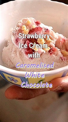 Kalyani | Lavender Crumb Hive on Instagram: "Strawberry ice cream tips! You can use this just as a guide, adjusting the condensed milk quantity as per your liking of sweetness. If you cannot find whipping cream, just use Double the quantity of Fresh Cream, but don't whip it up, just mix it together. The most important flavour base, is the strawberry syrup. Mix in 1 tbsp of sugar to 250gm chopped strawberries, and let it sit for 30mins. Mix after 30 minutes, to get a beautiful strawberry syrup. T