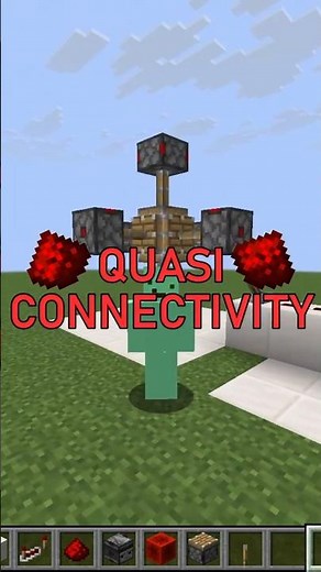 60 Second Redstone BASICS: QUASI CONNECTIVITY