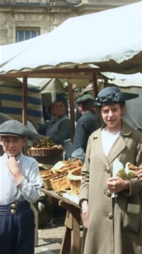 Visiting a Town Market in 1923