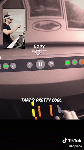 Learn Piano in the Metaverse with Augmented Reality