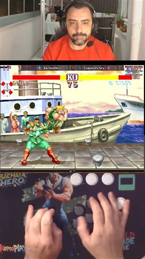 One Mistake… Game Over 😏 Guile vs Bison With BachataHero #streetfighter #arcade #retrogaming