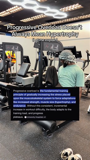 Progressive overload doesn’t always mean hypertrophy. - There are many ways to determine progression in the gym. Hypertrophy is the byproduct of those other forms of progression. Make sure you’re tracking your lifts and recovering properly - Follow for more evidence based training #Goprimeyourself