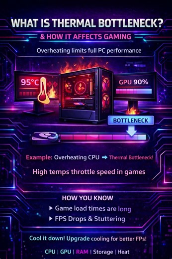 WHAT IS THERMAL BOTTLENECK? 🚨 OVERHEATING Is KILLING Your FPS! #ThermalBottleneck #pcgaming