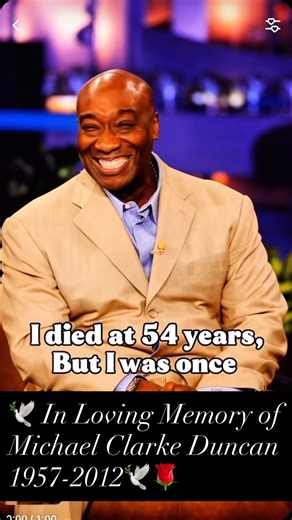 Dane Lee on Instagram: "Michael Clarke Duncan was more than a towering presence on screen — he was a gentle soul whose heart was even bigger than his unforgettable voice. Standing tall in stature, yet soft in spirit, Michael showed the world that true strength is rooted in compassion, humility, and love. To many, he will forever be John Coffey in The Green Mile — a role that cracked hearts open and left audiences in tears across generations. Through that performance, Michael didn’t just act; he