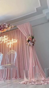 12K views · 88 reactions | Decor Ideas  Draping Fabrics, belle Chairs, signage supplied by DE . Whatsapp 0614925009/0813776935 酪 0312691079  www.decor-essentials.com Download the App  from our website . VIDEO COURTESY OF lofaris backdrops | Decor Essentials | Facebook