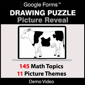 Math Drawing Puzzles with Google Forms - DEMO VIDEO