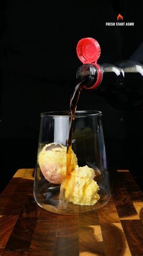 Day 26 | Dr Pepper Zero Float… Watch The Cream Foam 🥤🍦 #shorts