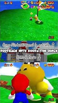 Footrace with Koopa the quick. #nintendo #mario #shorts #supermario64 #speedrun #speedruning