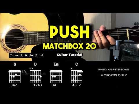 Push - Matchbox 20 | Easy Guitar Chords Tutorial For Beginners (CHORDS & LYRICS) #guitarlessons