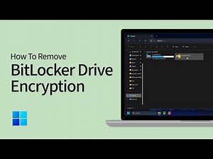 How To Remove BitLocker Encryption in Windows 10/11