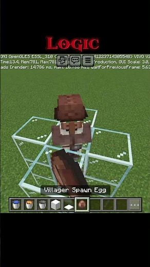 LOGIC 🥀 #viral #minecraft #gaming