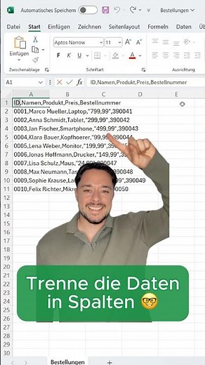 Splitting text into columns made easy! #excel