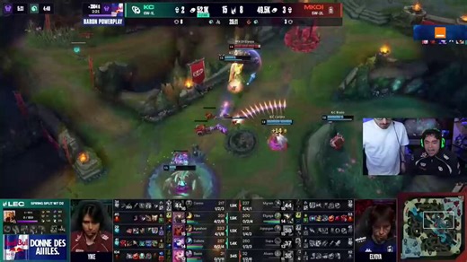 Premier Pentakill de Caliste en LEC et fallait que ce soit contre KOI pour l'histoire« J'entends personne dans la salle , y a plus un bruit » 🤫