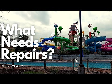 Water Park Walkthrough, Identifying Things That Need Repair