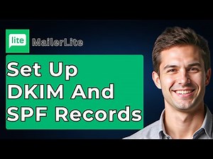 How to set up DKIM and SPF records for automatic domain authentication MailerLite tutorial
