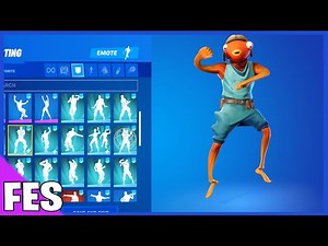 Fortnite Fishstick Skin With all my Fortnite Dances & Emotes!