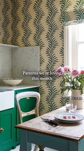 We are pattern-lovers so we’re sharing a few of the prints that our team are decorating with right now 🌈 . Patterns included: 1. Hydrangea & Rose, @sanderson1860 2. Coast Spritz & Sole, @andrewmartin_int x @sophiepatersoninteriors 3. Lost And Found, @christopherfarrcloth 4. Jalore in Prairie, @manuelcanovasparis 5. Willow, @wmorrisandco_ 6. Espalier Square, @soanebritain 7. Countryside Morning, @schumacher_uk . #homesandgardens #pattern | Homes & Gardens Magazine