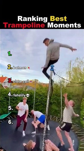 Ranking Best Trampoline Moments😭 #usa