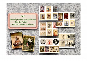 William Heath Robinson Illustrations: Vintage Art Prints (digital Download) - Etsy