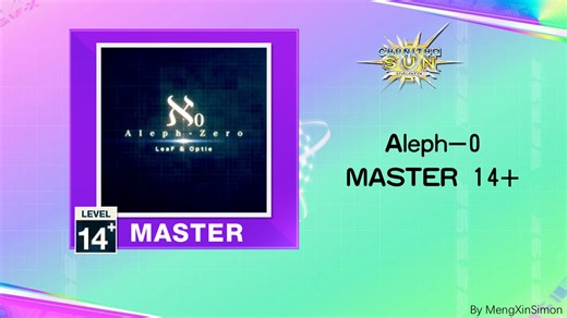[Chunithm] (中二吃什么时候最紧张/14.9地雷) Aleph-0 [Master 14 ] SSS!!!!