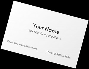 Minimalist Modern Business Card Design Template (digital) - Etsy Canada