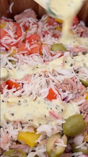 La salade de riz au thon, la recette parfaite pour l’été ☀️