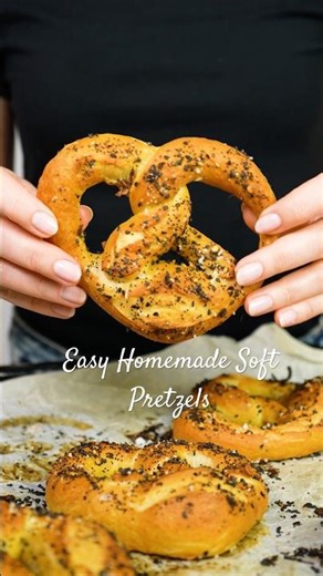 You think shop-bought pretzels can compete with these? 👀🥨 #easybaking
