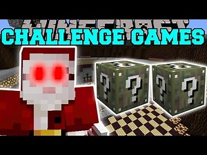 Minecraft: SANTA CLAWS CHALLENGE GAMES - Lucky Block Mod - Modded Mini-Game