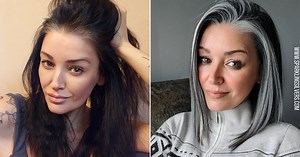 Jennifer's Gorgeous Gray Hair Transition - SparklingSilvers
