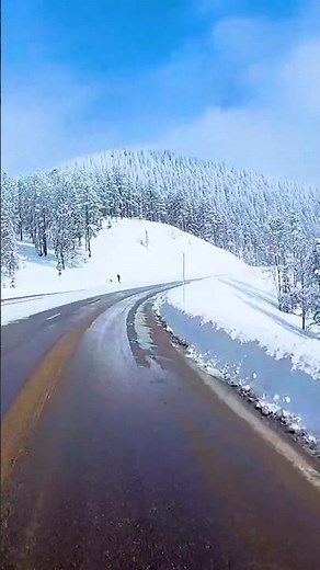Experience the thrill of Snowy Colorado's U.S. Route 50 in 4K!
