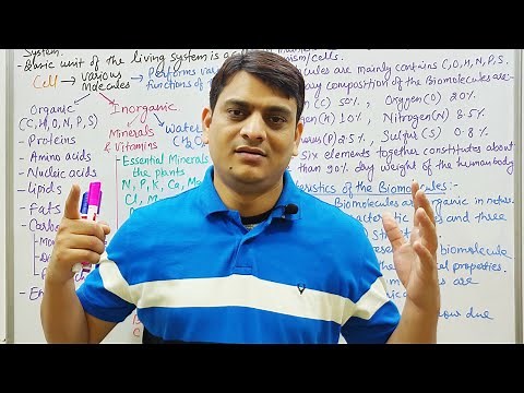 Part 1: Biomolecules - Introduction & Basics | Biochemistry