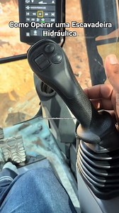 Como operar uma Escavadeira Hidráulica 🚜✅️. Siga @eusouoperadordemaquinaspesadas #escavadeirahidraúlica #maquinaspesadas #terraplanagem #obra #mineração | Eu sou operador de máquinas pesadas Brasil