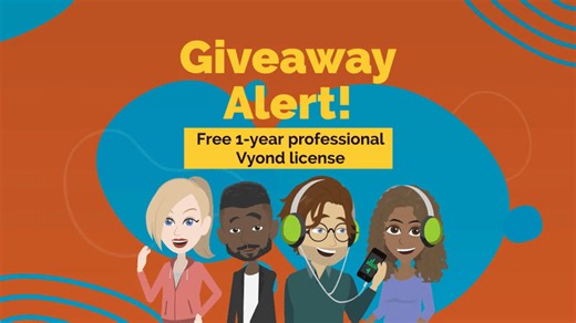 📣 Vyond #GIVEAWAY TIME! 🏆 We’re excited to announce that we are giving 1️⃣ lucky winner a professional Vyond license for a year. 🤩 Head over to our LinkedIn for more on how to enter: https://vynd.ly/3LhAHXP #Sweepstakes #VyondGiveaway2023 | Vyond