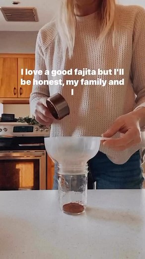 Megan Moos | Homestead Biohacking Bestie on Instagram: "Homemade Fajita Seasoning Let’s kick off the new year by stocking your pantry full of homemade mixes and healthy swaps! Comment “Cookbook” and I will send you my Pantry Staple recipe book! Ingredients: 1/4 cup chili powder 1/8 cup ground cumin 1/8 cup garlic powder 1 heaping tablespoon smoke paprika 1 heaping tablespoon onion powder 1 heaping tablespoon sea salt 2 teaspoons black pepper 2 teaspoons dried cilantro 1 teaspoon oregano If desir