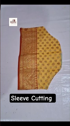 Sleeve Cutting step-by-step tutorial #cuttingtips #blouse #trending #ussewtips #fashion