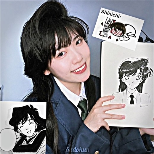 Pantes Shinichi tergila-gila sama Ran🥰💖 #kudokun #ranmouri #conanedogawa #detectiveconan #conan #fyp