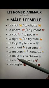 66K views · 1.7K reactions | The animal names in French|Learn and speak french with Alain and Moh #learnfrench | OuiTeach & French Becomes Easy | Facebook