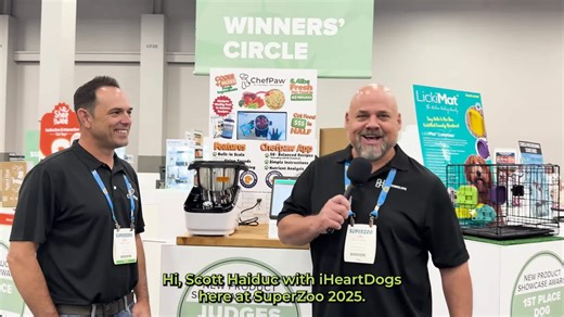 🥇🐾 Big win at SUPERZOO 2025! Out of 1,000 products, ChefPaw took home the Judges Award for revolutionizing how we feed our dogs. 🍲🐶 This first-of-its-kind pet food maker cooks fresh, balanced meals in just 40 minutes—no mess, no stress. From custom recipes to built-in nutrition guidance, ChefPaw is putting pet parents in control of every ingredient. Curious how it works? 👉 Full article link in the comments! | iHeartDogs