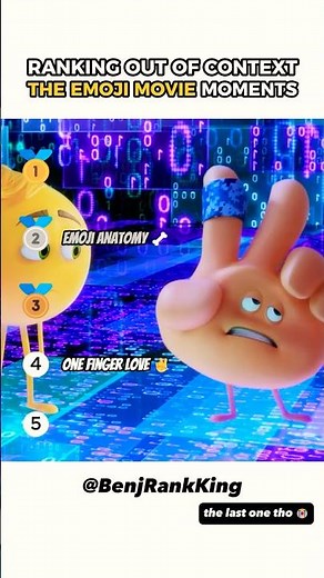 Ranking The Emoji Movie Moments😭