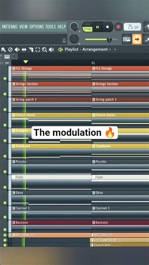 Orchestral Modulation on Flstudio #music #orchestra