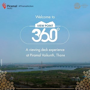 We invite you to experience the charm of Thane's skyline from 220 feet above the ground. Presenting VIEWPOINT 360° - a viewing deck experience at Piramal Vaikunth, Thane with views so stunning, we’re sure you will fall in love at first sight. Schedule your visit now. 🌐 www.piramalvaikunth.com 📞 91 22 5064 7508 . . . #PiramalRealty #PiramalGroup #Thane #Homes #Residences #Event #RealEstate #RealEstateThane #Realty #Views #Apartments | Piramal Realty