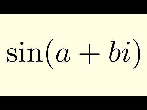 Trig Functions of Complex Numbers