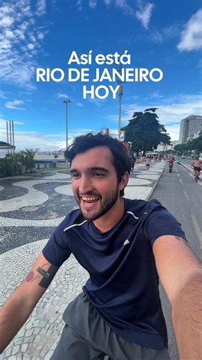 ASÍ ESTÁ RÍO HOY 🇧🇷 Otro día típico de verano en Río de Janeiro. Mucho calor, sol entre nubes y un posible chaparrón por la tarde ☀️☔️ Hoy vuelven los ensayos técnicos de carnaval en el sambódromo. Ya se siente la fiesta en la ciudad 🎉 Cuando venis? Contanos por acá 👇🏻