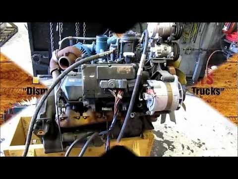 1998 International T444E Diesel Engine Running 174K miles