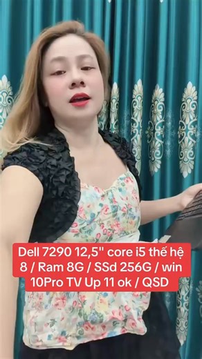 🛎🛎🛎Thông báo shop về còn được 2 Máy Dell 7290 nhỏ gọn tiện mang đi dành cho HS - SV - GV - nhạc sóng - VP quá ok ạ, e sale giá rẻ tết cuối năm ạ. ❇️ Dell Latitude 7290 12,5inch / Khoá Vân Tay/ Core i5 đời 8 (thế hệ 8) / Ram 8GB / SSD 256GB/ Win 10Pro TV / Qua SD ⭕️ Giá về đến VN KM Chỉ 4,2trieu duy nhất miễn ship. ✅ Chỉ Nhận trước 200k vào tk Đinh Văn Duy, còn lại ship cod. ⭕️ Máy đã cài sẵn hệ điều hành win 10Pro lên win 11 ok , có hỗ trợ tiếng Việt , các ứng dụng cơ bản VP đã cài đặt ... ❇️