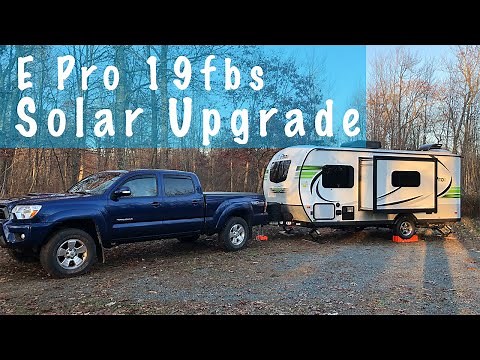 400w Solar Install on Geo Pro 19fbs - Travel Trailer solar system