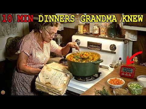 25 Forgotten 10 Min Recipes You’d Only Find in Grandma’s Cookbook