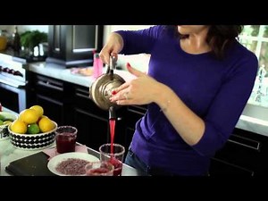 Raspberry Peach Prosecco Punch