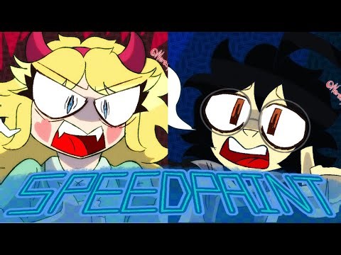 Cartoons İn Danganronpa Star And Dib Comic Fanart Speedpaint