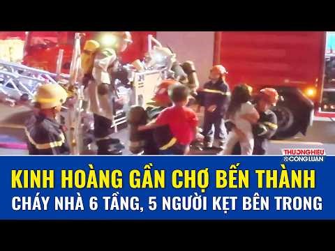 A major fire in Ho Chi Minh City trapped a couple and their three young children inside in the mi...